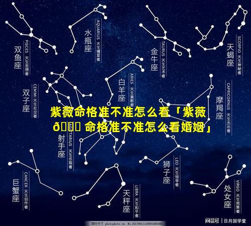 紫薇命格准不准怎么看「紫薇 🐟 命格准不准怎么看婚姻」